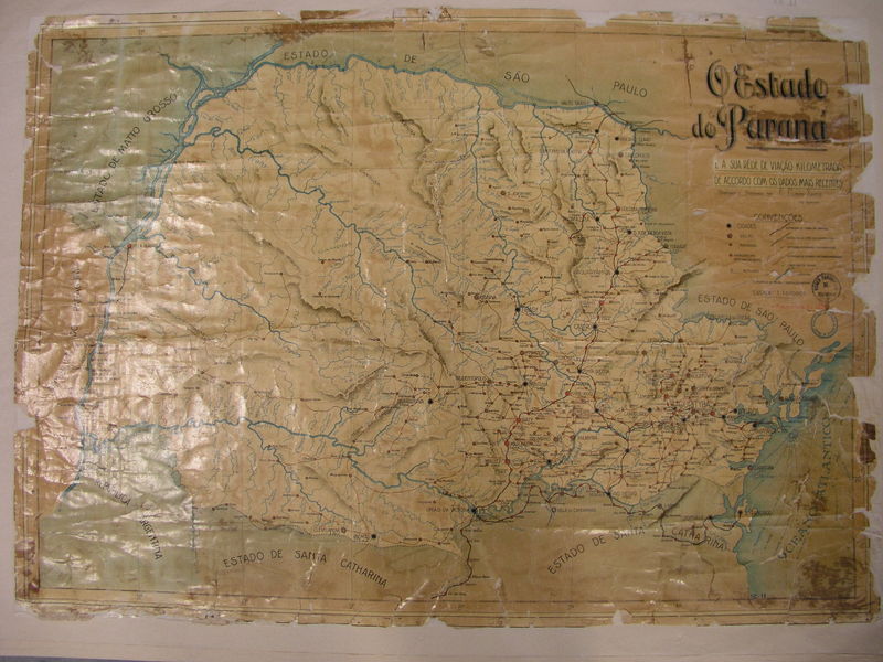 Mapa do Paraná de 1923